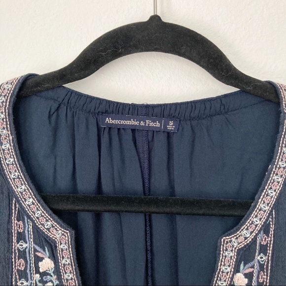 Abercrombie & Fitch Embroidered Dress | Size S - Picture 3 of 4